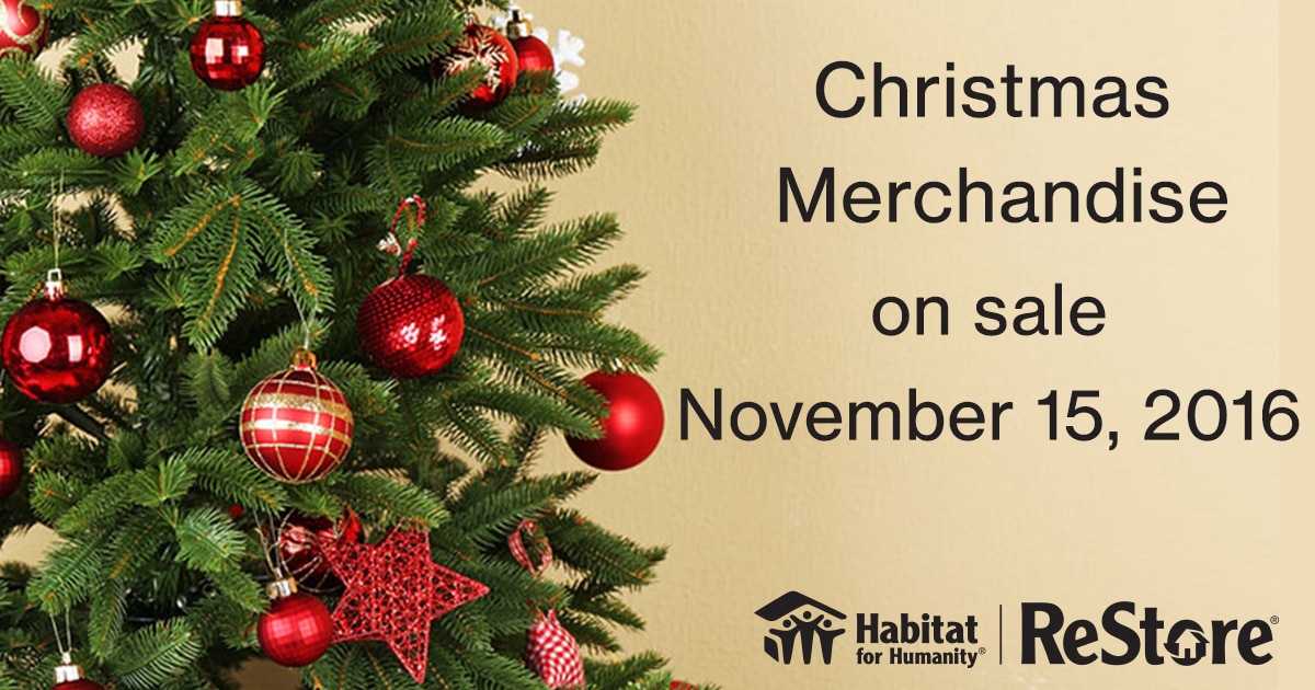 Christmas Decor Sale at the ReStore - Habitat for Humanity