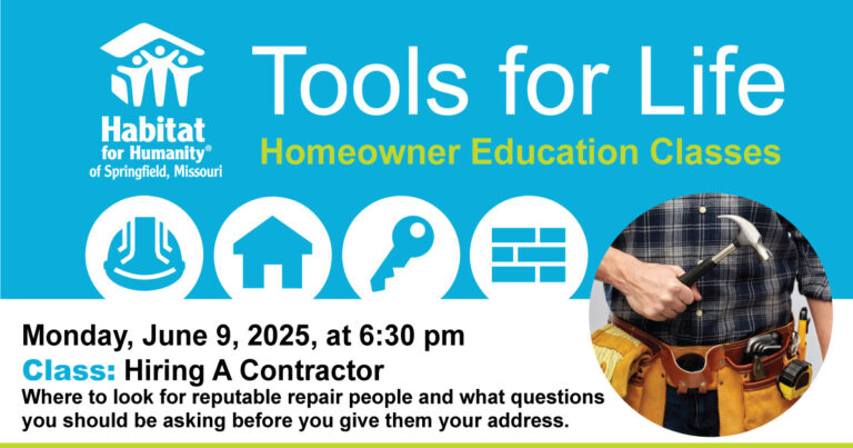 Hiring A Contractor - Tools for Life