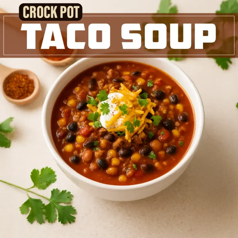 Crock Pot Taco Soup