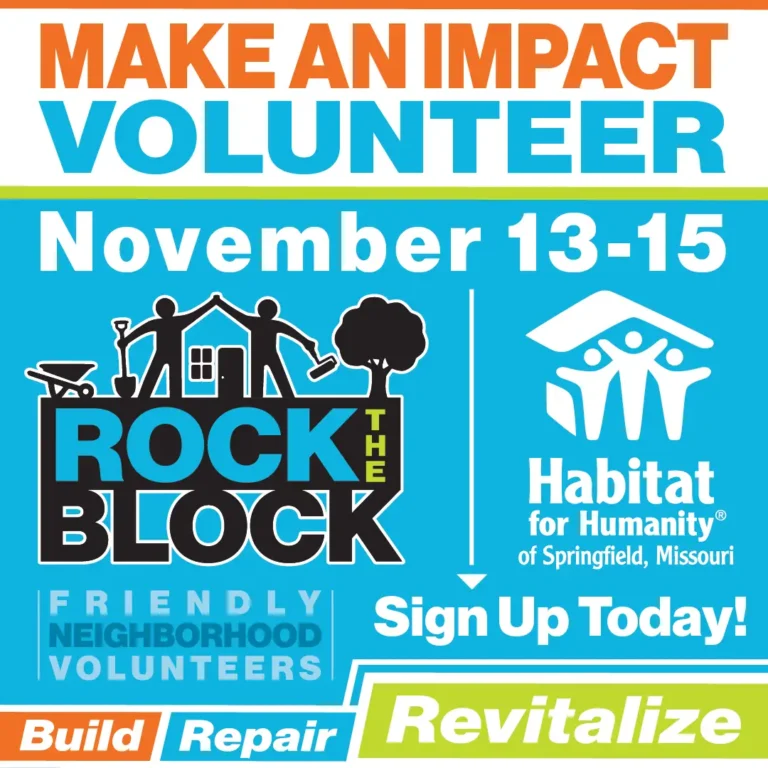 Habitat Volunteers Rock the Block November 2025