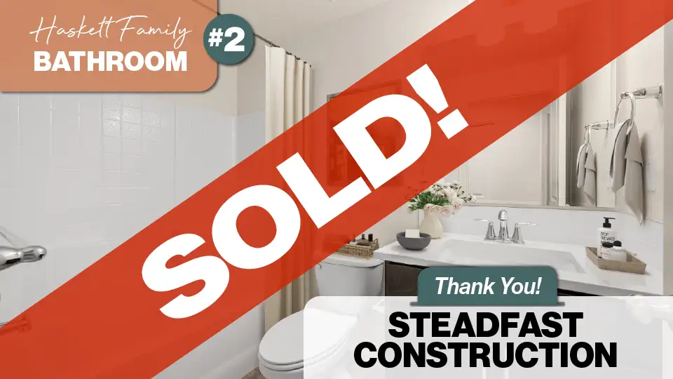 Steadfast Construction - Sponsored Bathroom #2 at Tool Belts and Bow Ties 2026