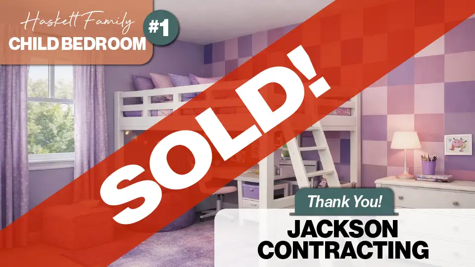 Jackson Contractors - Sponsored Child Bedroom #1 at Tool Belts and Bow Ties 2026
