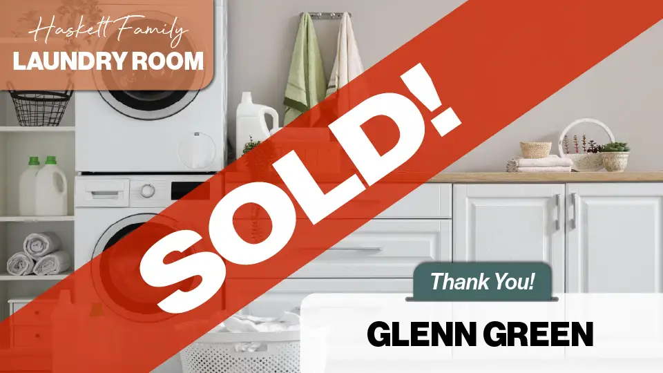 Glenn Green - Sponsored the Laundry Room at Tool Belts and Bow Ties 2026