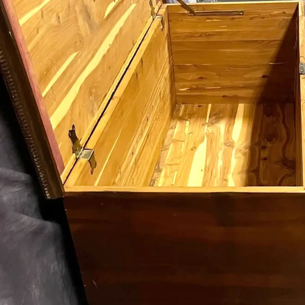 Vintage Ed Roos Forest Park Cedar Chest Close-up