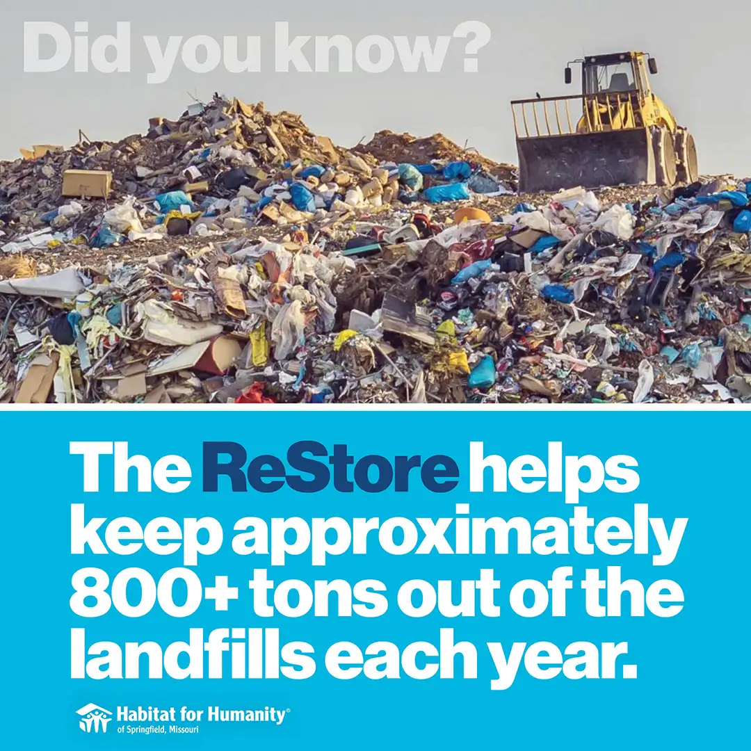 800 tons out of landfills